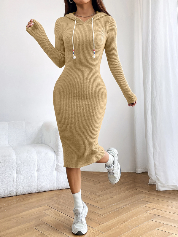 Bequemes Kleid mit Kapuze für dich, weich und stylish