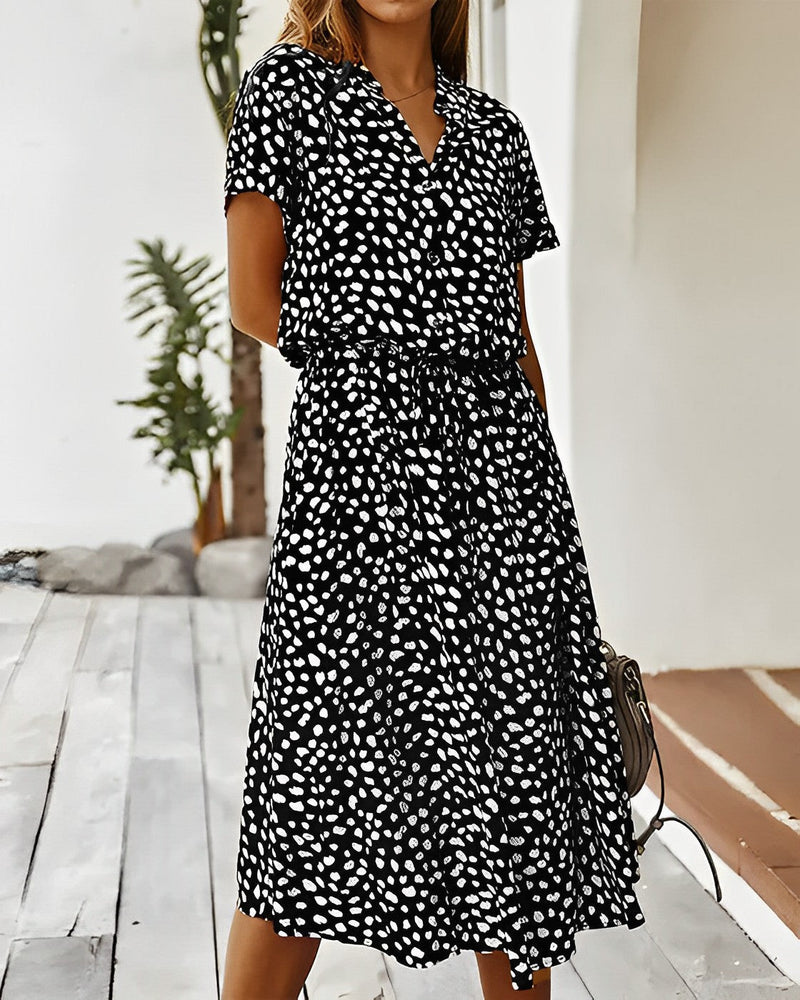 Warmes Leoparden Hemdkleid Für Dich, Modisch Und Bequem
