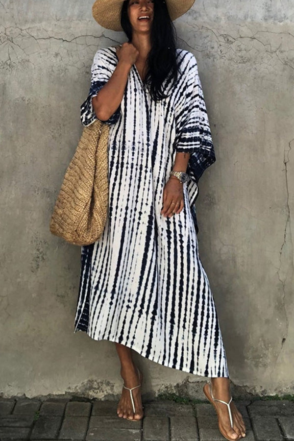 Weiches Freely - Lässiges Batik-Boho-Überwurfkleid für dich