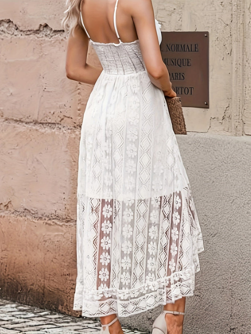Elegantes Karoline Maxikleid mit Ausschnitt für Damen