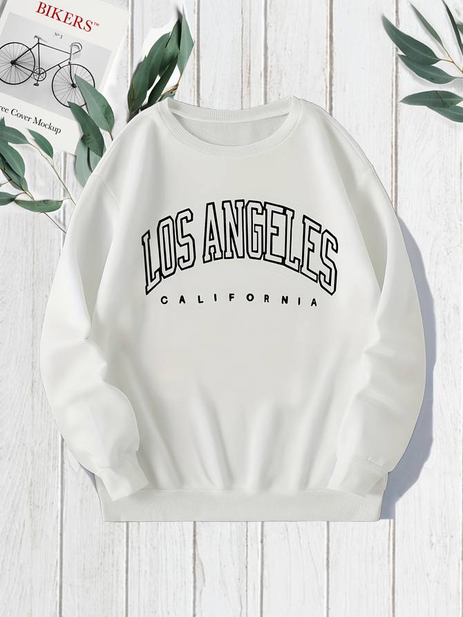 Weiches Los Angeles für dich Bequemes Hoodie für Damen