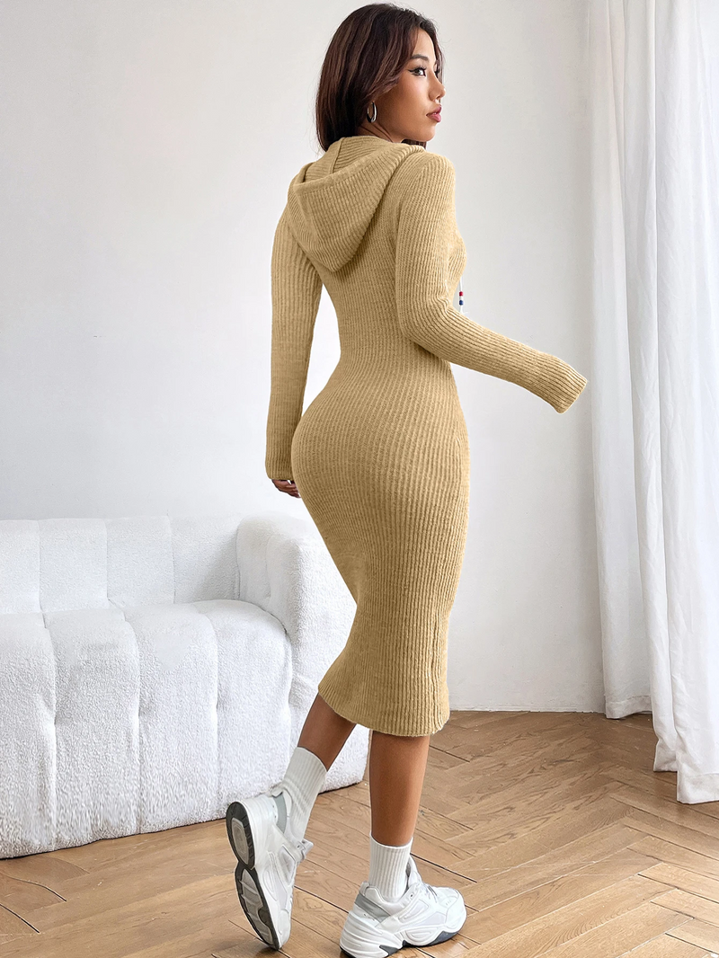 Bequemes Kleid mit Kapuze für dich, weich und stylish