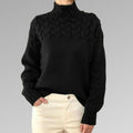 Franziska - Warmer skandinavischer Strickpullover für Damen