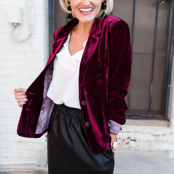 Weicher Schicker Eleganter Zeitloser Stil Für Büro Blazer