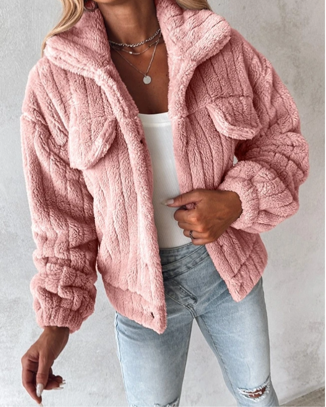 MILA | Trendige Teddyjacke für Damen