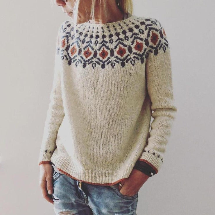 Sophie: Eleganter Strickpullover für kalte Tage