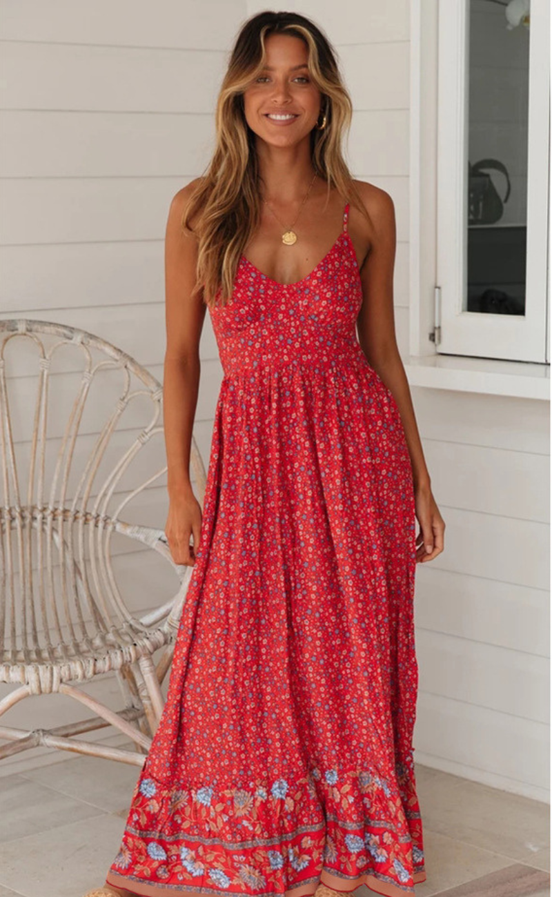 Bequemes Bohemian Kleid für Damen für dich im Sommer