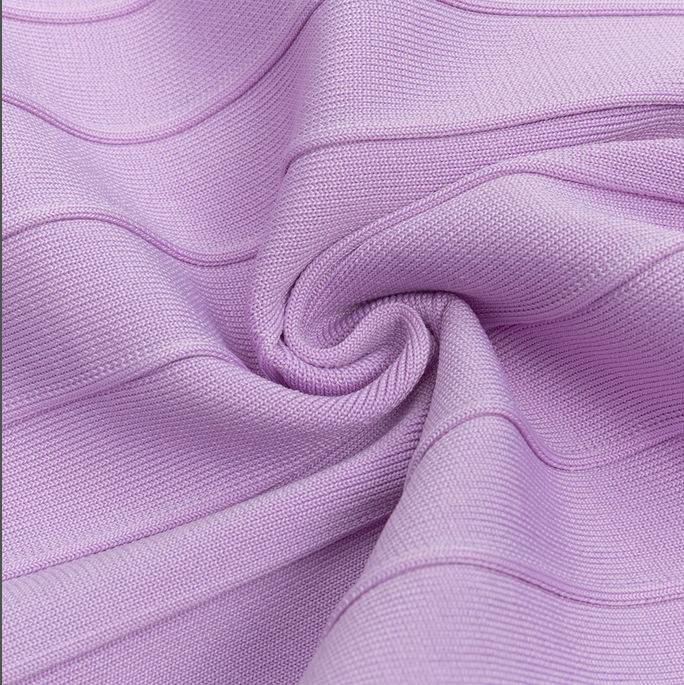 Elegantes Dorothea - Bandage Midikleid mit Rüschen