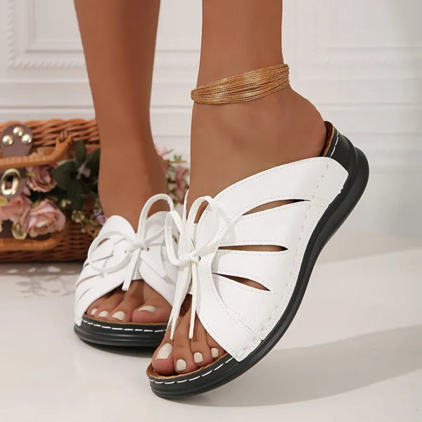 Bequeme und weiche Damen-Schnürsandalen für dich