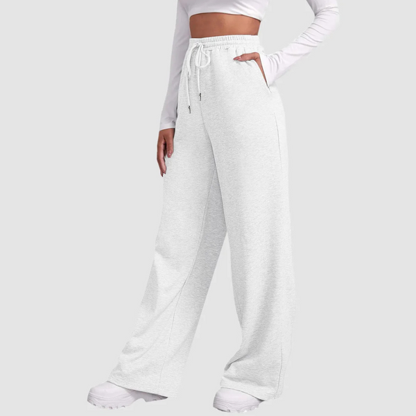 Bequeme Weit Bein Hochtaillierte Locker Jogger Hose
