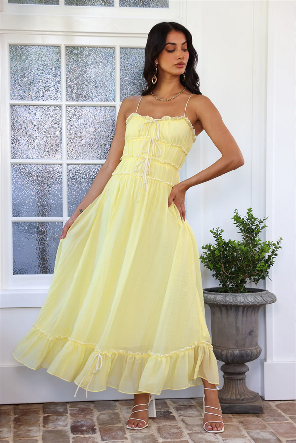 Elegantes Cornelia Träger-Maxikleid für Damen im Sommer