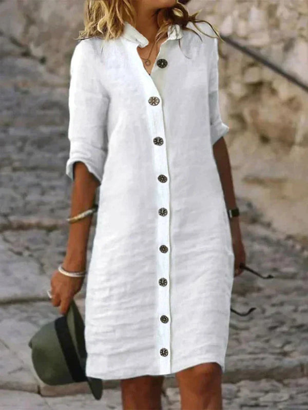 Elegantes Clara Sommer-Midikleid für Damen im Sommer