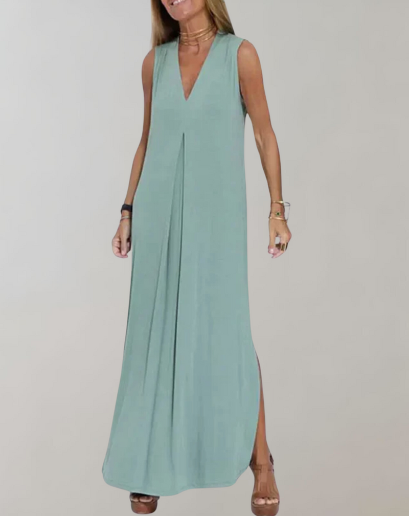 Warmes Kleid mit Weste für dich, elegant und bequem