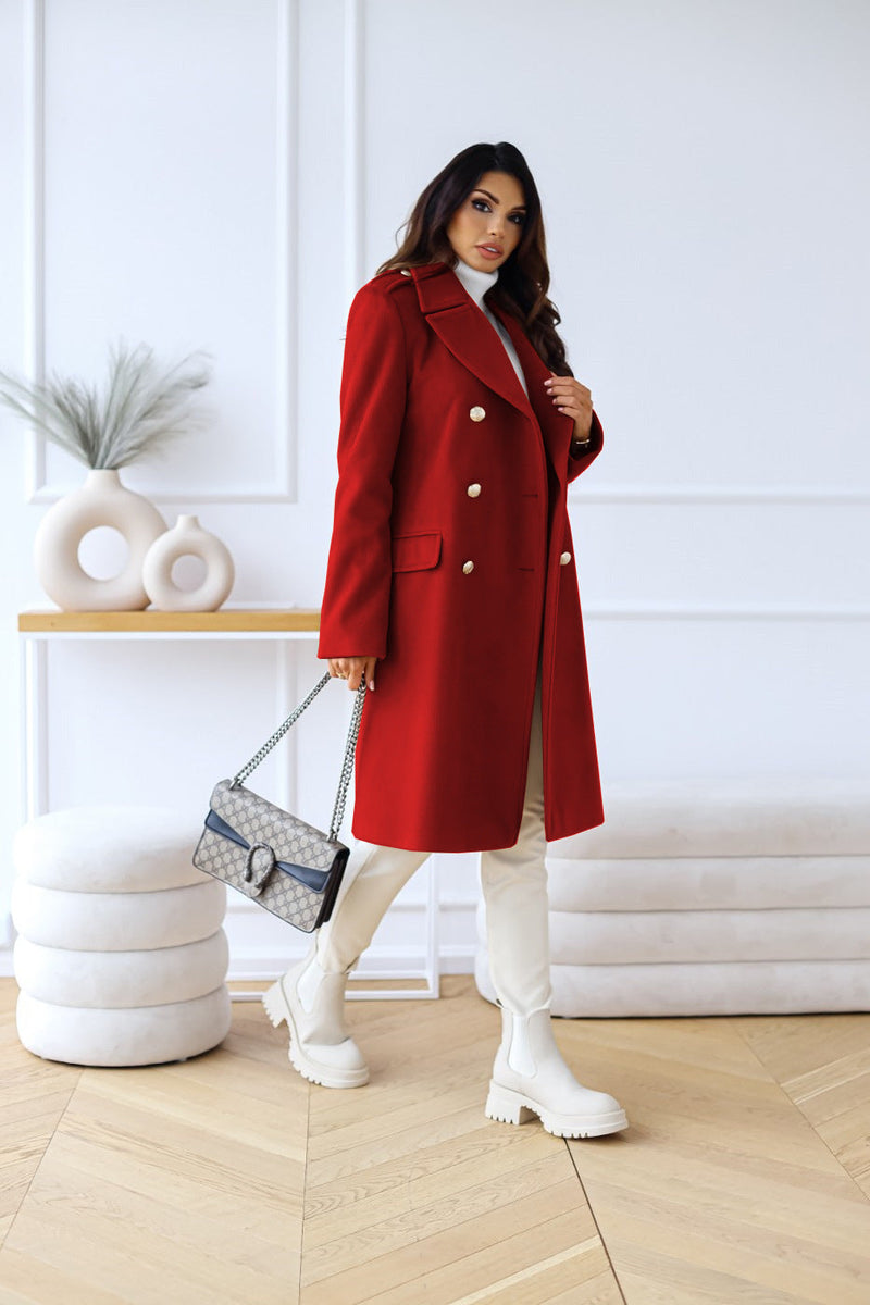 Warmer Langmantel Für Damen Stilvoll Eleganter Mantel