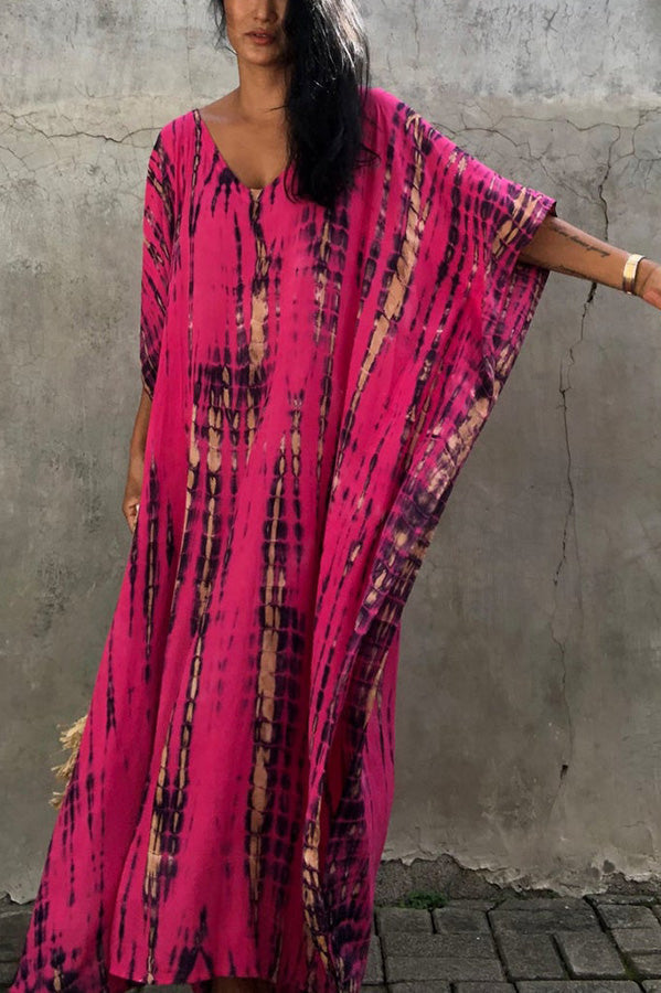 Weiches Freely - Lässiges Batik-Boho-Überwurfkleid für dich