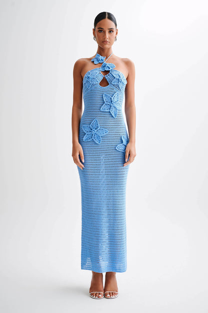 Elegantes Gehäkeltes Maxikleid für den Sommer Spaß