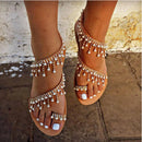 Bequeme Warme Sandalen Für Dich Mit Perlen Schmuck