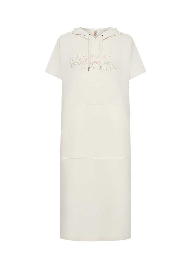 Bequemes Sweatkleid in Creme für dich, weich und cool