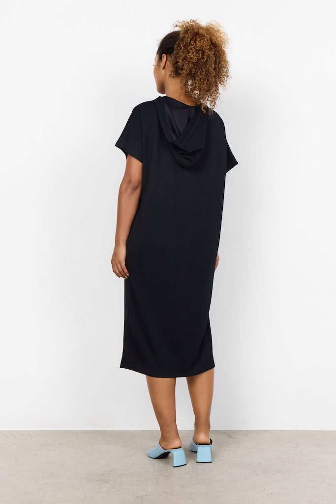 Warmes Sweatkleid in Schwarz für dich – Bequem und Stylisch