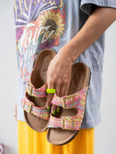 Kuscheliges Malibu Tweed für dich - Weiche Sandalen für dich