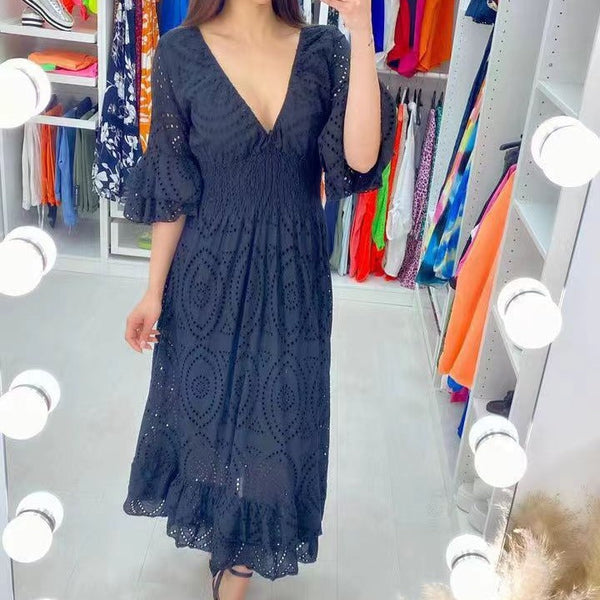 Schönes Elegantes Besticktes Damenkleid für dich