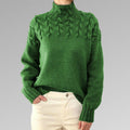 Franziska - Warmer skandinavischer Strickpullover für Damen