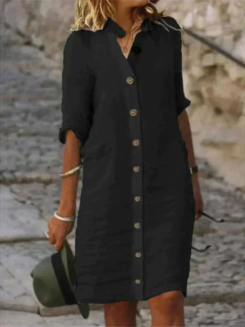 Elegantes Clara Sommer-Midikleid für Damen im Sommer