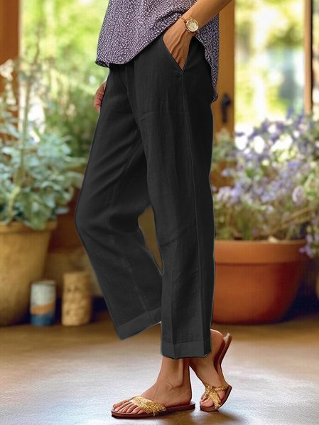 Carina - Locker geschnittene Damenhose mit geradem Bein