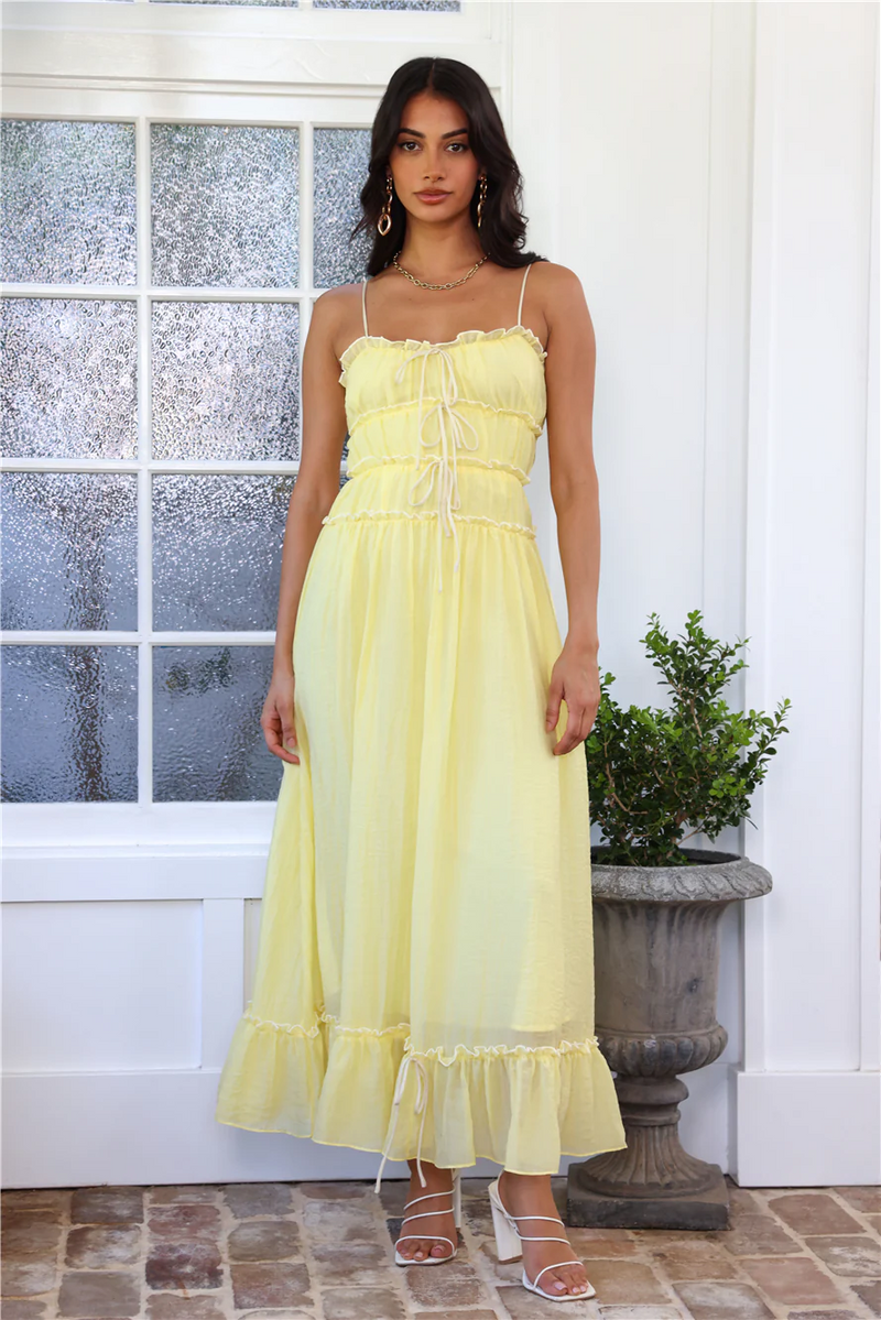 Elegantes Cornelia Träger-Maxikleid für Damen im Sommer