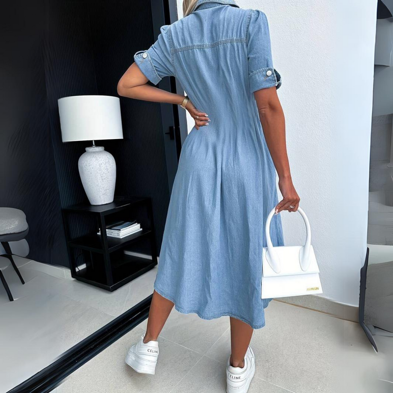 Weiches Denim Kleid für Damen, hübsch und bequem