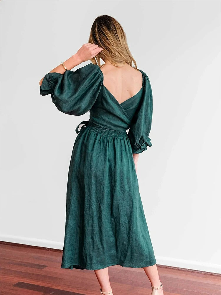 Weiches Wickelkleid für dich - Bequem und Hübsch Kleid