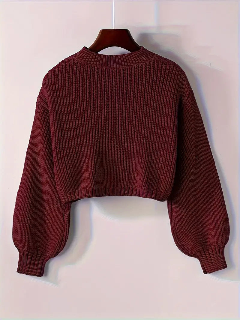 Irene Modischer Crop-Sweater für Damen