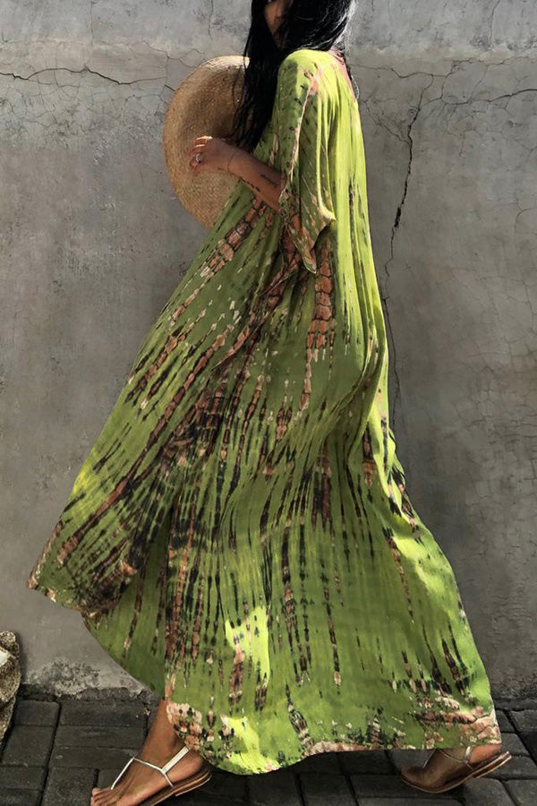 Weiches Freely - Lässiges Batik-Boho-Überwurfkleid für dich