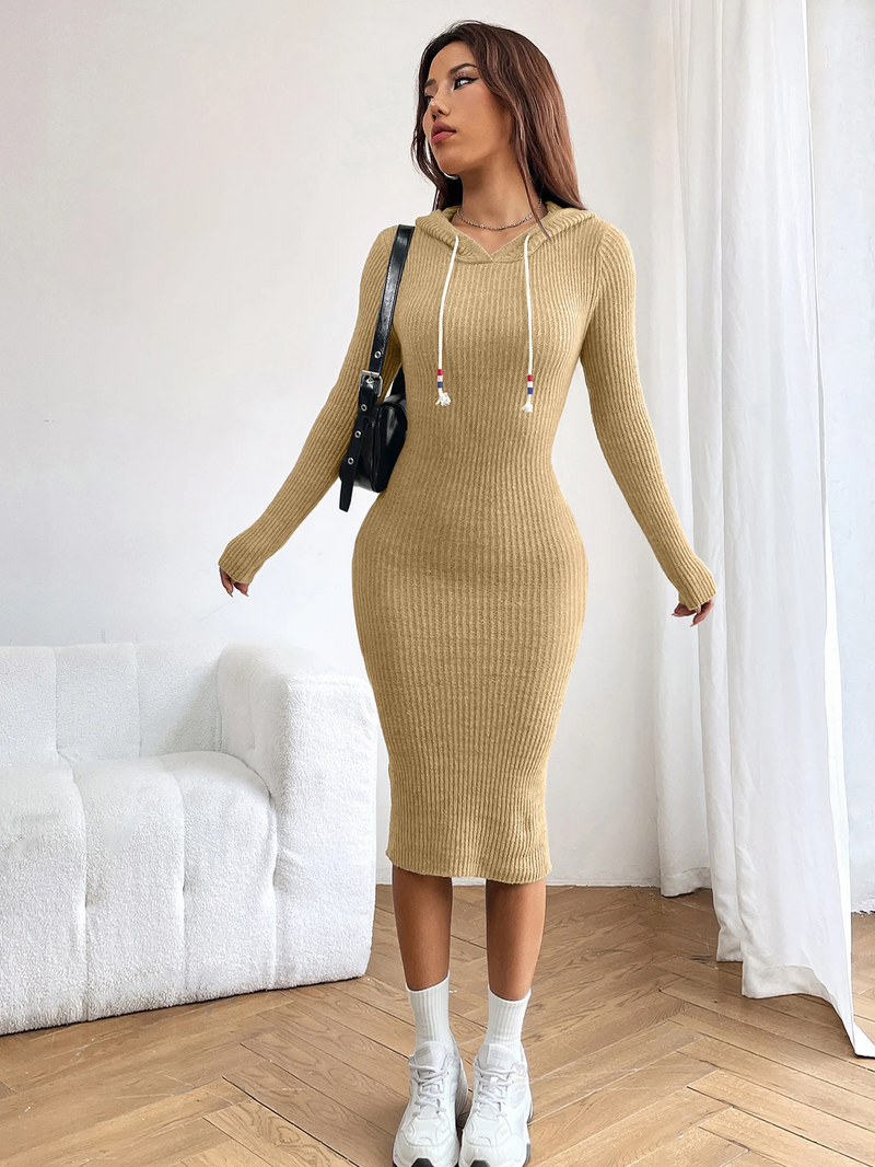 Bequemes Kleid mit Kapuze für dich, weich und stylish