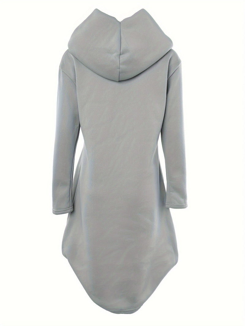 Elegantes Hoodie Kleid mit Kapuze für Frauen im Casual Stil