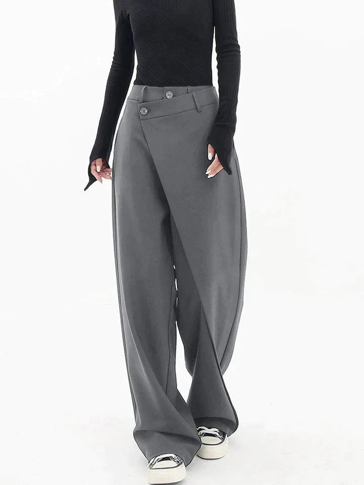 Warmes Asymmetrisches Design Für Dich - Schickes Kleid