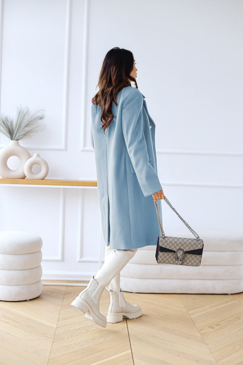 Warmer Langmantel Für Damen Stilvoll Eleganter Mantel