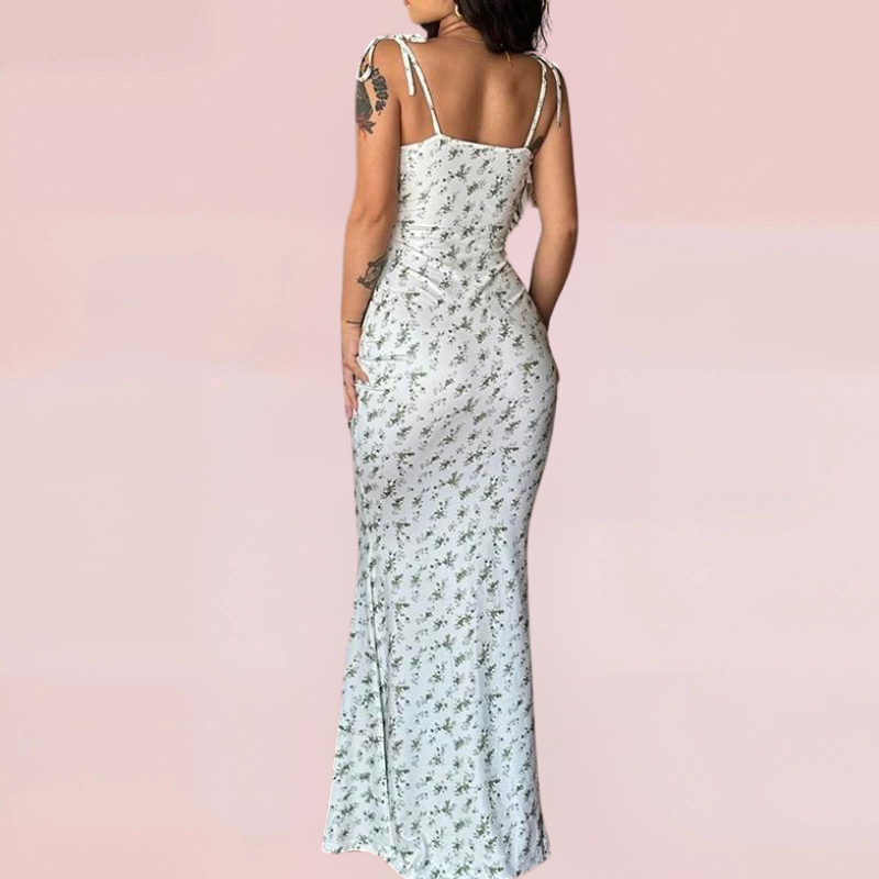 Elegantes Emilia - Geblümtes Maxikleid für Damen Sommerkleid