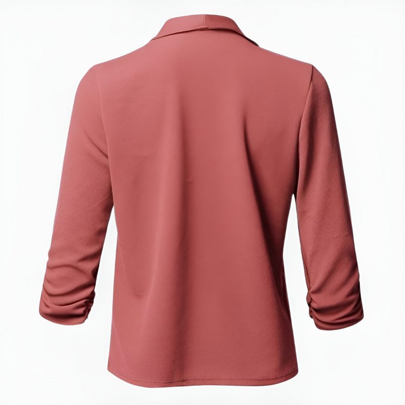 Eleganter Langarm Blazer Weicher Stil Für Damen Jacket