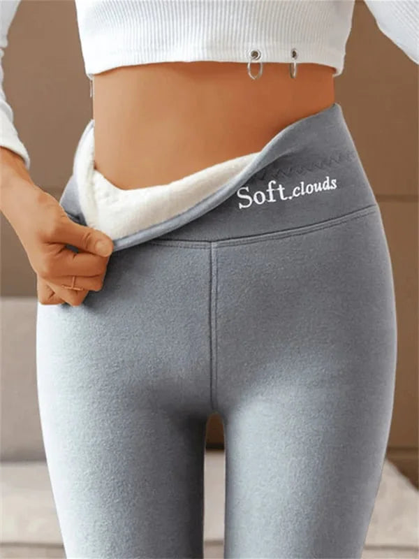 Ilona Kuschelige Damen-Winterhose mit warmem Plüschfutter