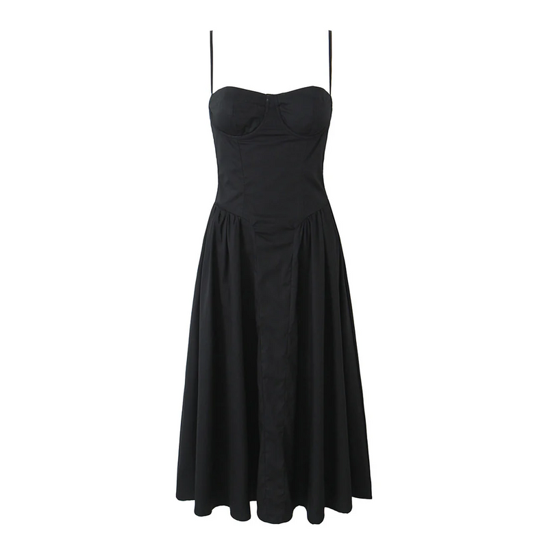 Warmes Kleid mit plissiertem Saum für dich entdecken