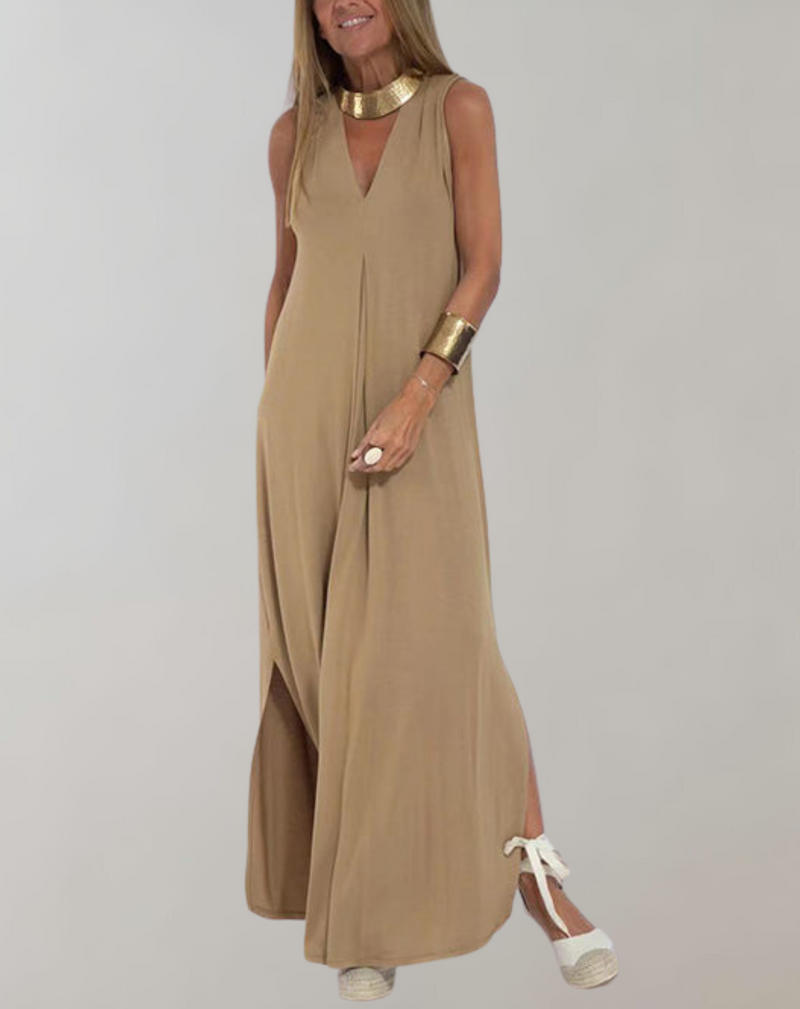 Warmes Kleid mit Weste für dich, elegant und bequem