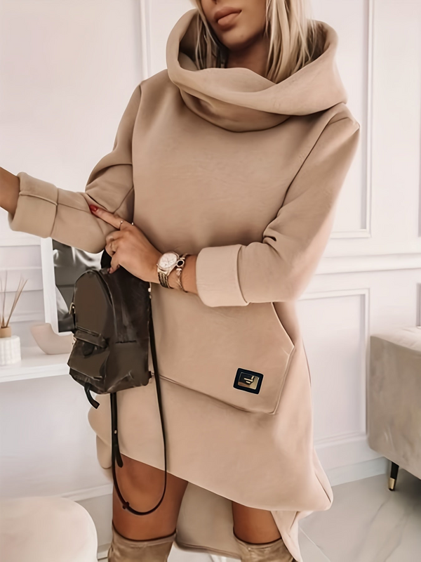 Bequemes Eleonore Hoodie Kleid für einen stylischen Look