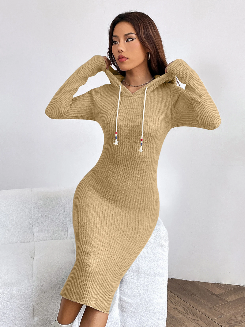 Bequemes Kleid mit Kapuze für dich, weich und stylish