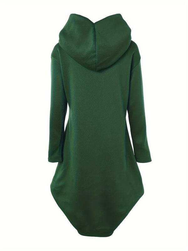 Elegantes Hoodie Kleid mit Kapuze für Frauen im Casual Stil