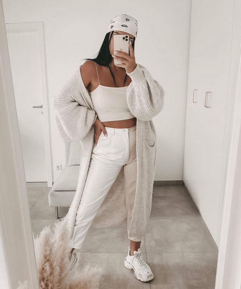 Bequeme und Leichte Lang Beige für dich Jacke