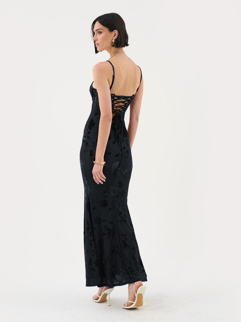Elegantes Annalena Maxikleid mit floralem Design für Damen