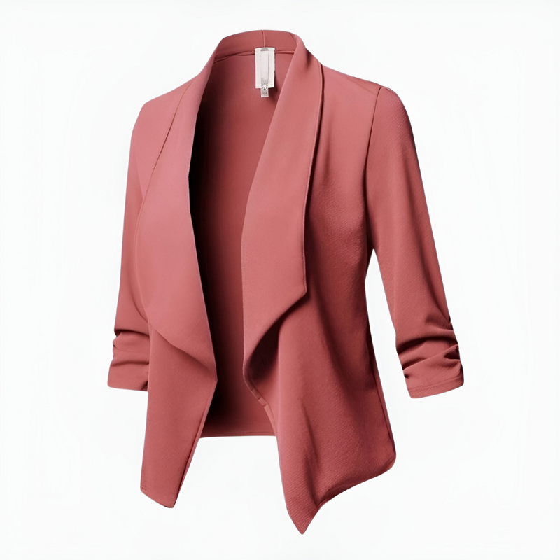 Eleganter Langarm Blazer Weicher Stil Für Damen Jacket