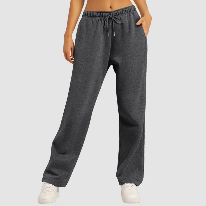 Bequeme Weit Bein Hochtaillierte Locker Jogger Hose