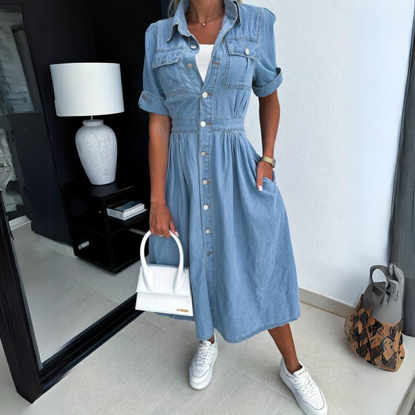 Weiches Denim Kleid für Damen, hübsch und bequem